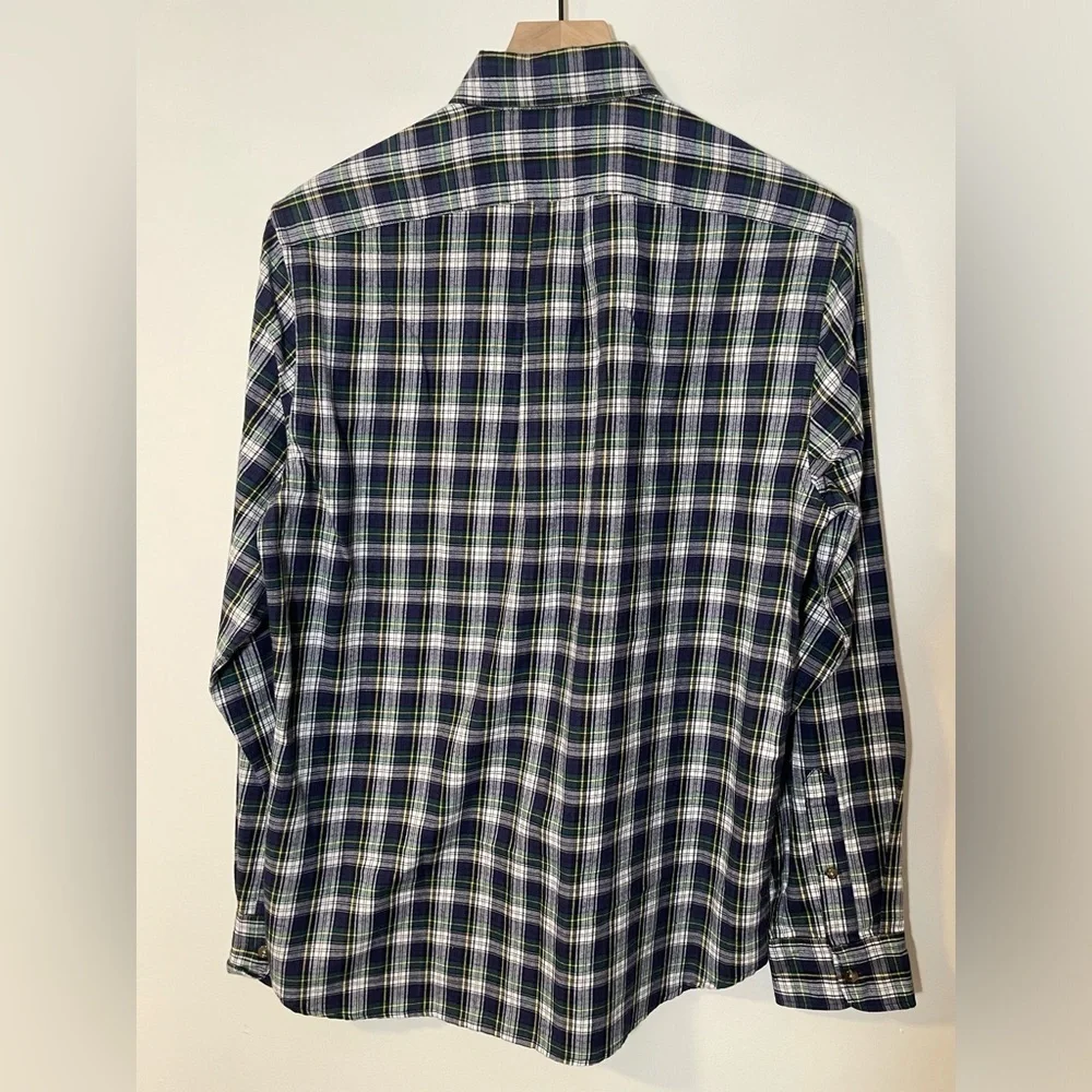 NWT J. Crew Slim Fit Brushed Twill Plaid Flannel Shirt Size Medium Soft & New!